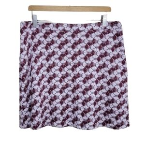 Stitch Fix Margaret M | Textured Burgundy Wine Ariadne Knit A-line Skirt